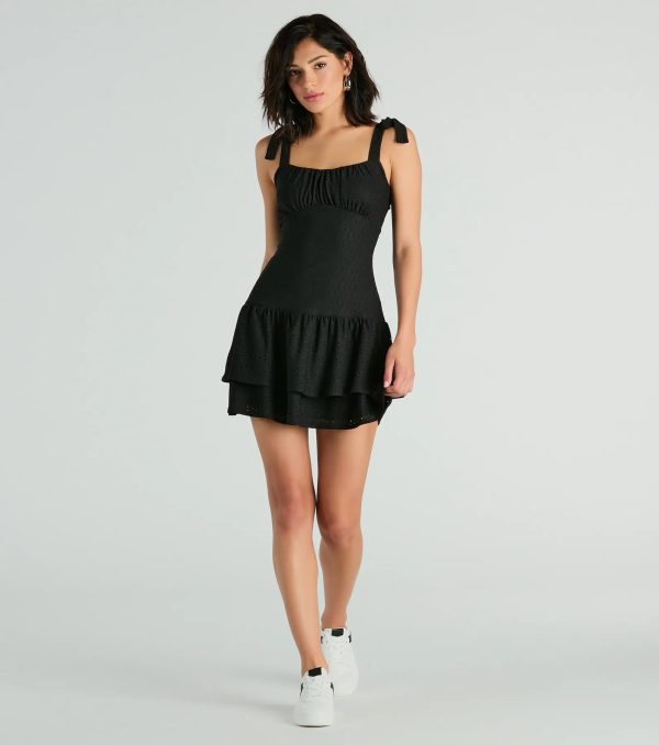 More Than Sweet Tie Strap Fit-And-Flare Dress - Image 3