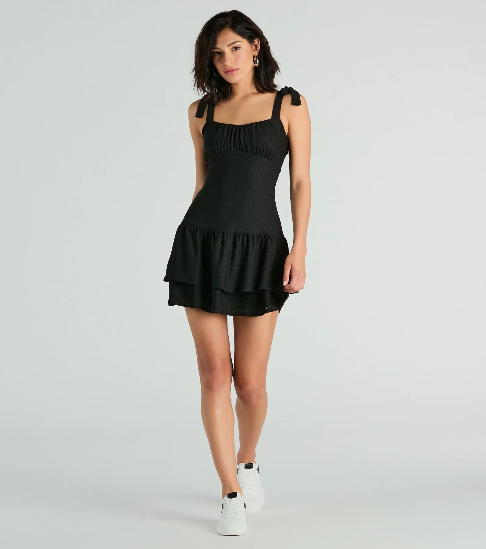 More Than Sweet Tie Strap Fit-And-Flare Dress - Image 3