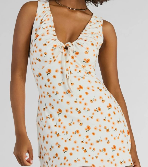 Oopsie Daisy Sleeveless A-Line Mini Dress - Image 4
