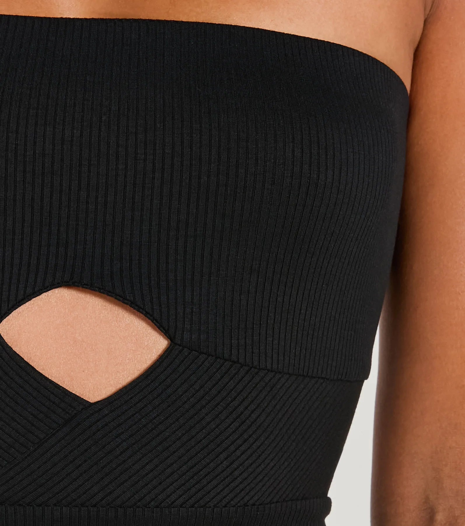 Never A Dull Moment Strapless Cutout Maxi Dress - Image 4