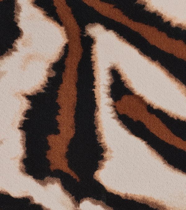 A Little Wild One-Shoulder Zebra Print Maxi Dress - Image 3