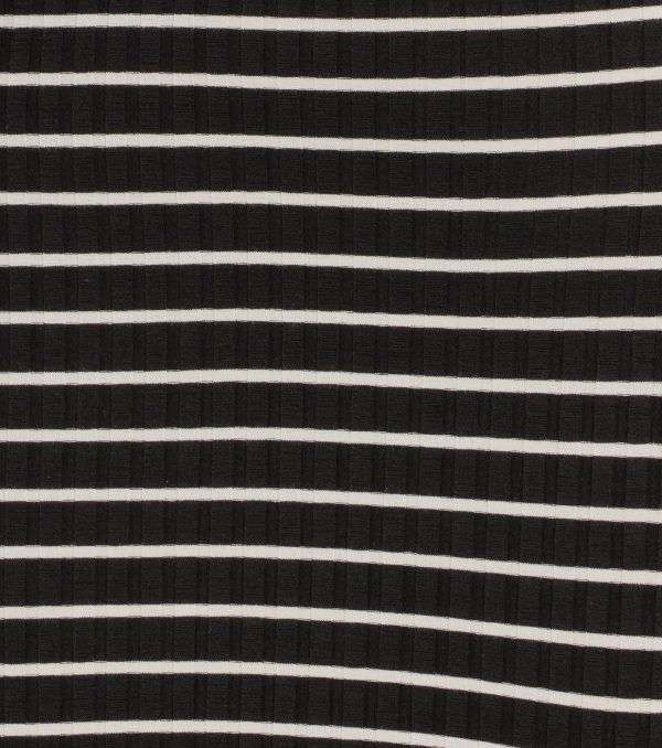 Effortlessly Trendy Striped Slit Maxi Dress - Image 4