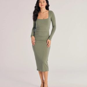 Always A Good Time Long Sleeve Midi Dress