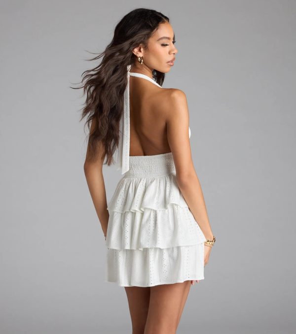 Sunset Happy Hour Ruffled Skater Dress - Image 18