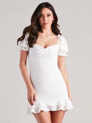 Looking Like A Daydream Eyelet Lace Dress