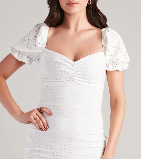 Looking Like A Daydream Eyelet Lace Dress - Image 4