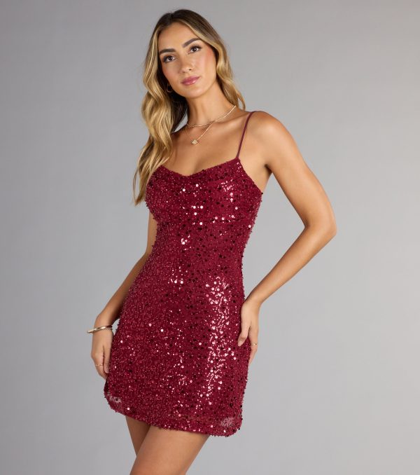 After Party Sparkle Sequin Mini Dress - Image 6