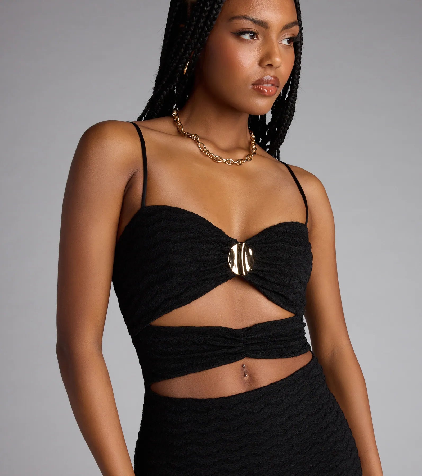 Drama Hour Cutout Mini Dress - Image 4