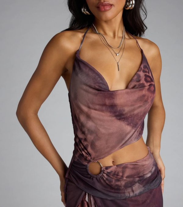Wild Intentions Cutout Mesh Mini Dress - Image 4