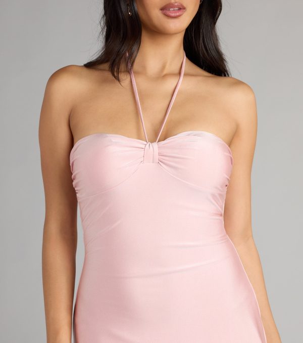 Said What She Said Halter Mini Dress - Image 4