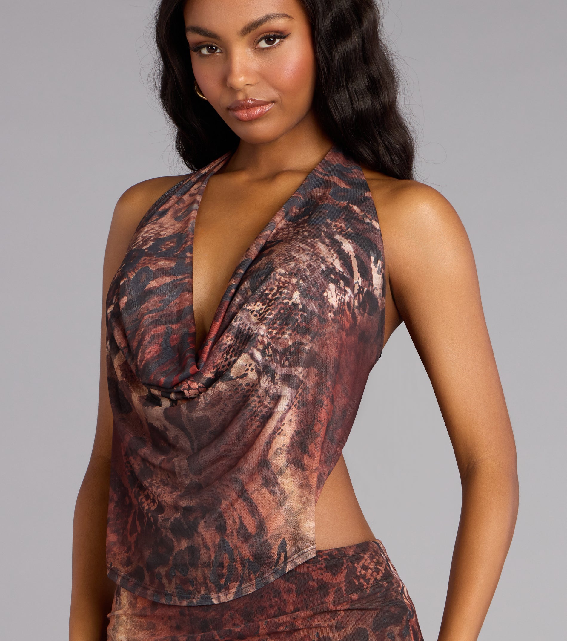Untamed Heat Open Back Mini Dress - Image 4