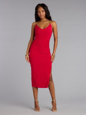 Dangerous Romance Chain Midi Dress