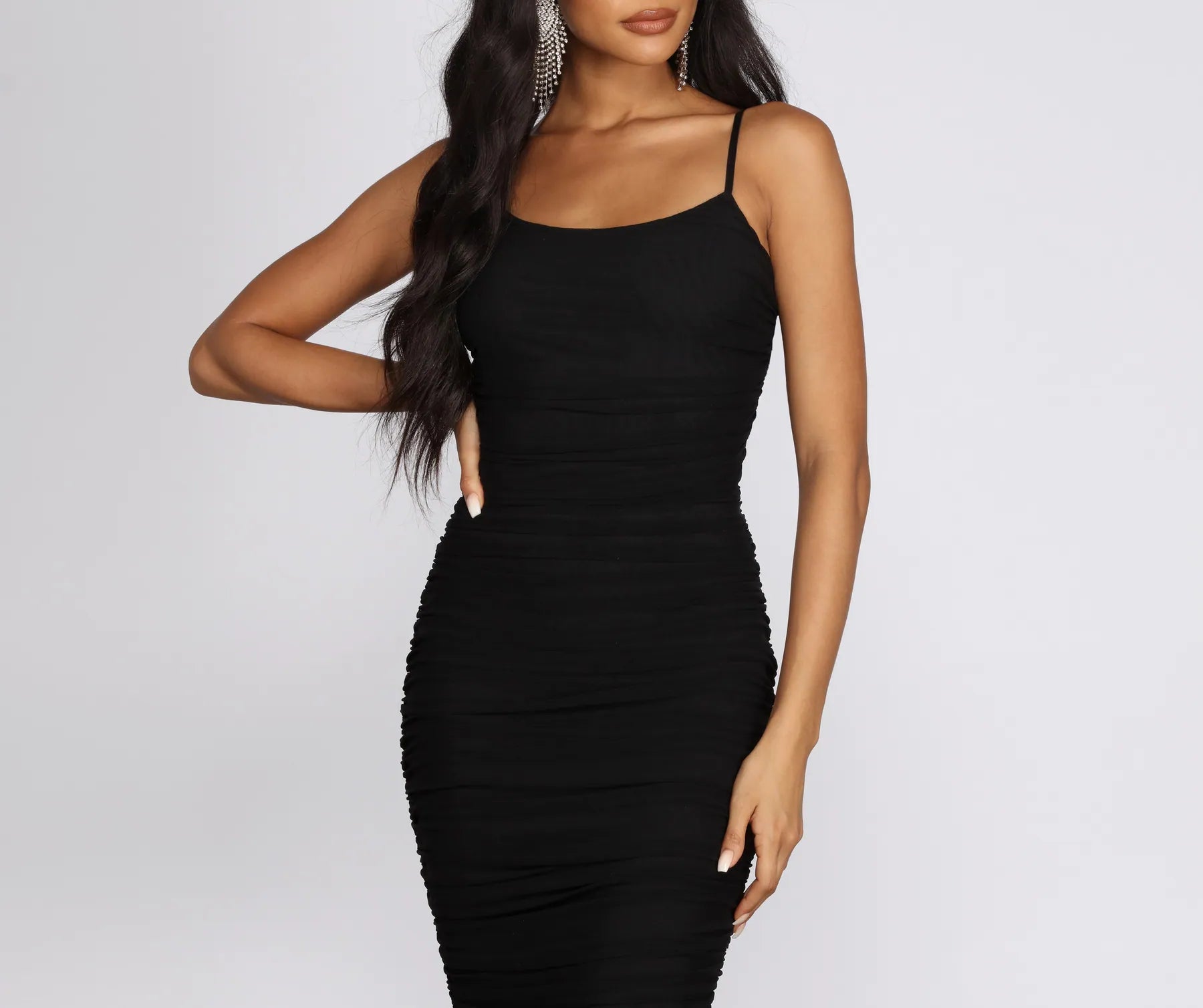 Mesh Muse Midi Dress - Image 2