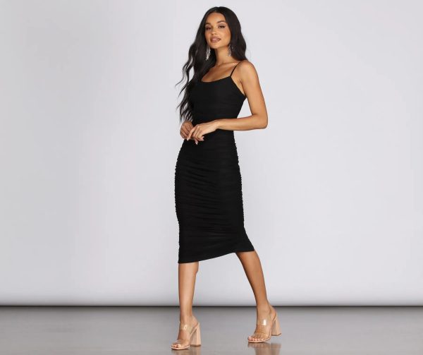 Mesh Muse Midi Dress - Image 3