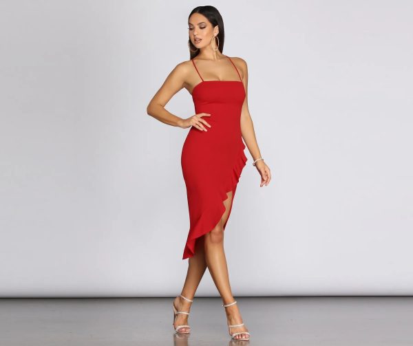 Ruffled In Love Sleeveless Dress - Image 2