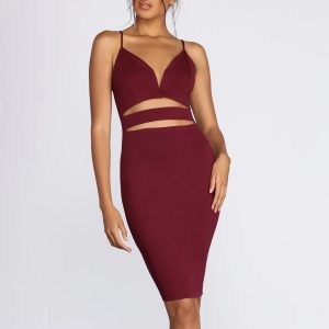 Get The Ponte Cut Out Dress