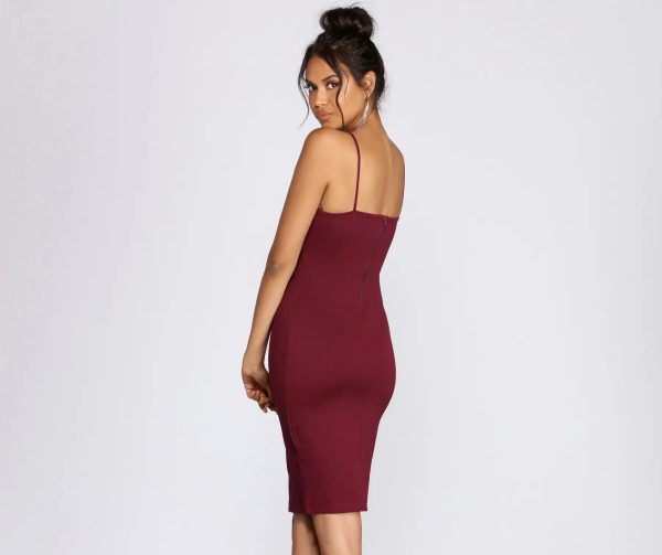 Get The Ponte Cut Out Dress - Image 3