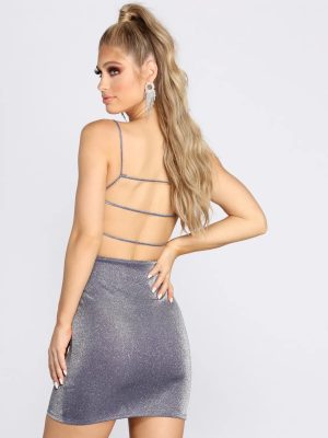 Glitter Fantasy Mini Dress