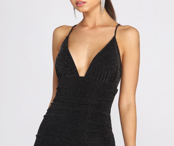 Dancing Queen Glitter Mini Dress - Image 3