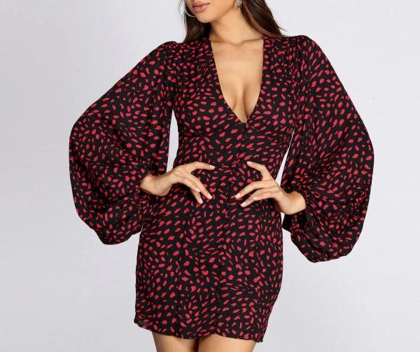 A Casual Slay Long Sleeve Mini Dress - Image 5