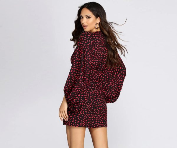 A Casual Slay Long Sleeve Mini Dress - Image 6