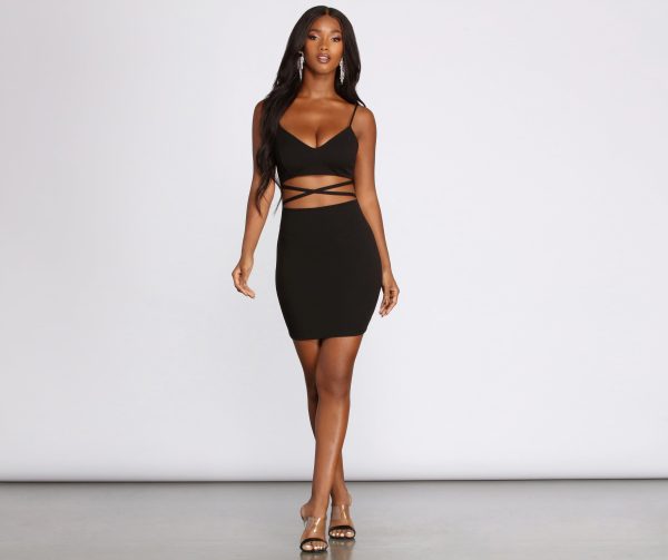 Sultry And Strappy Mini Dress - Image 7