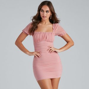 Romance In Ruffles Mini Dress