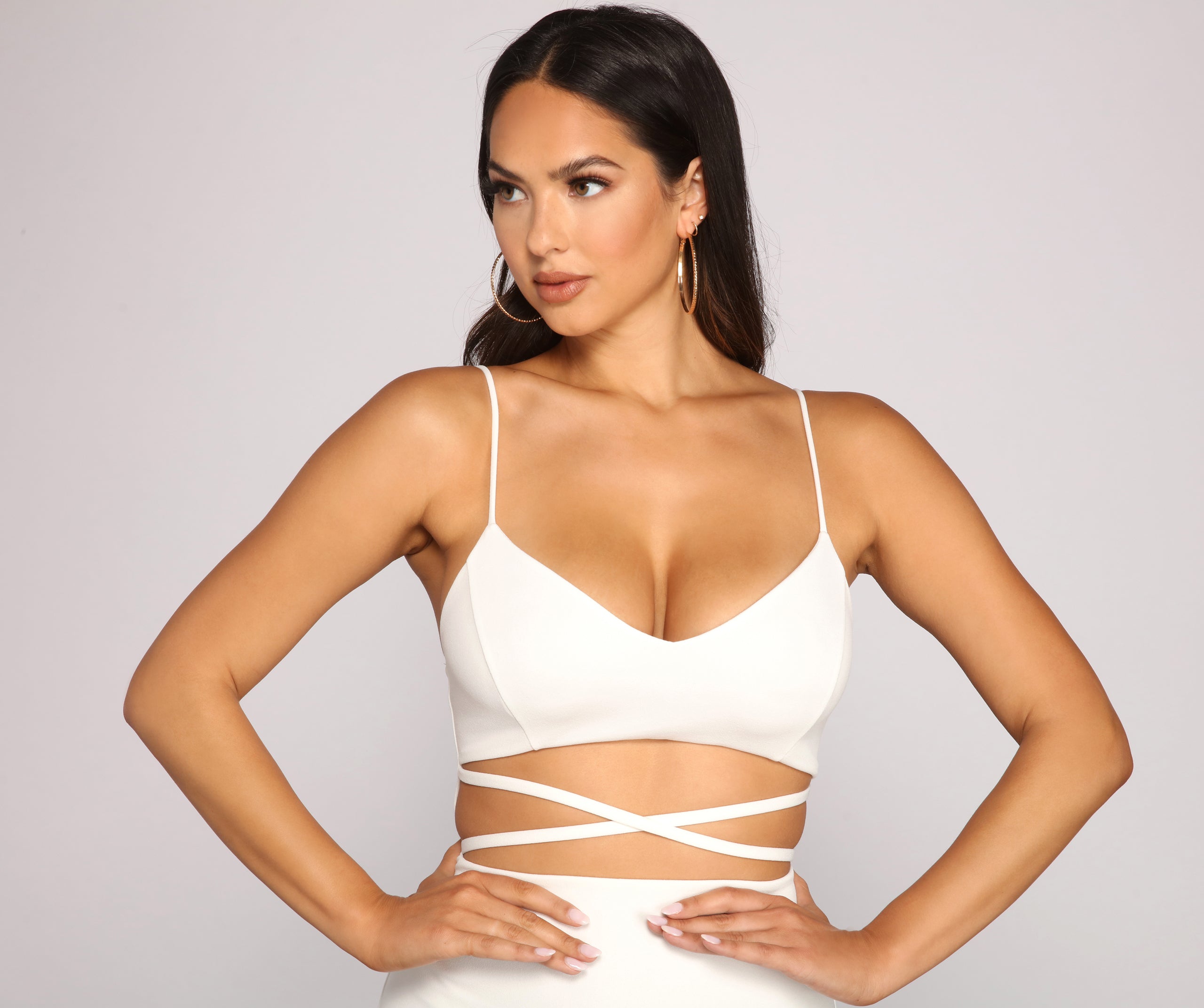 Sultry And Strappy Mini Dress - Image 3