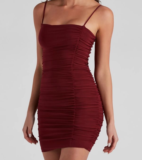 Level Up Ruched Mini Dress - Image 8