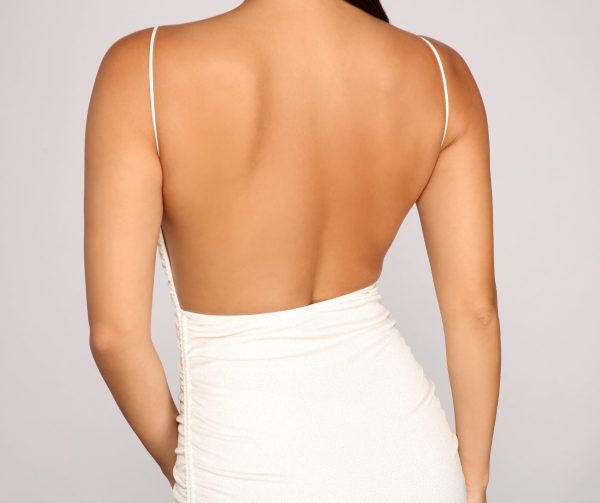 Ready To Glow Glitter Mini Dress - Image 8