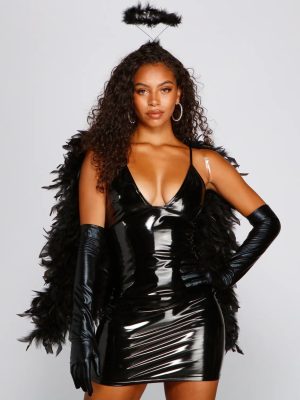 Tempting And Chic Sleek Mini Dress