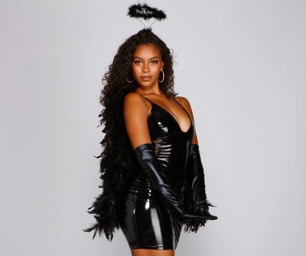 Tempting And Chic Sleek Mini Dress - Image 2