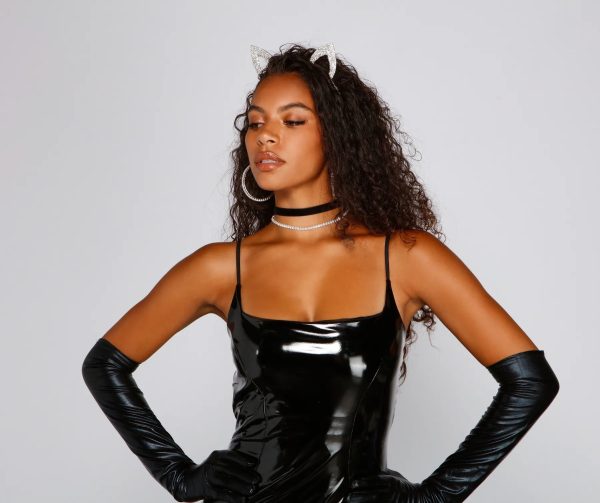 Pretty Purrfect Look Sleek Mini Dress - Image 3