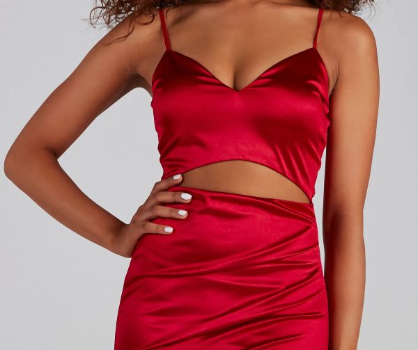 Total Dream Satin Mini Dress - Image 9