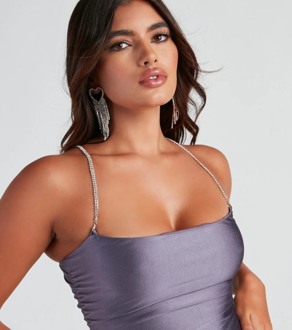 Stunning Sophistication Rhinestone Mini Dress - Image 12