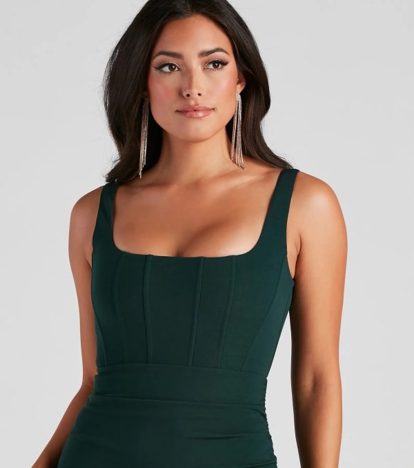 Total Bombshell Ruched Mini Dress - Image 4