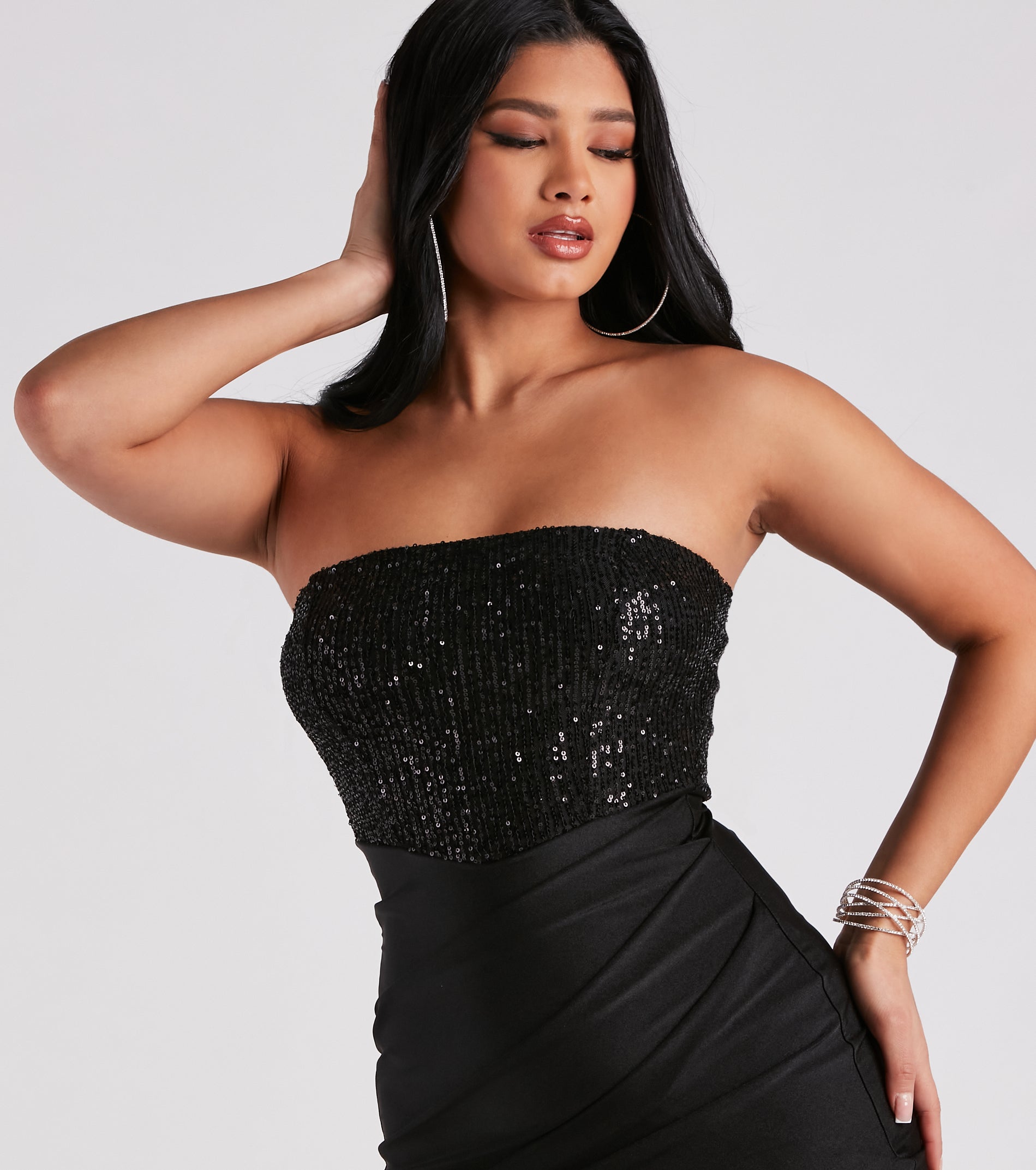 Cue The Sparkle Sequin Short Dress - Image 4