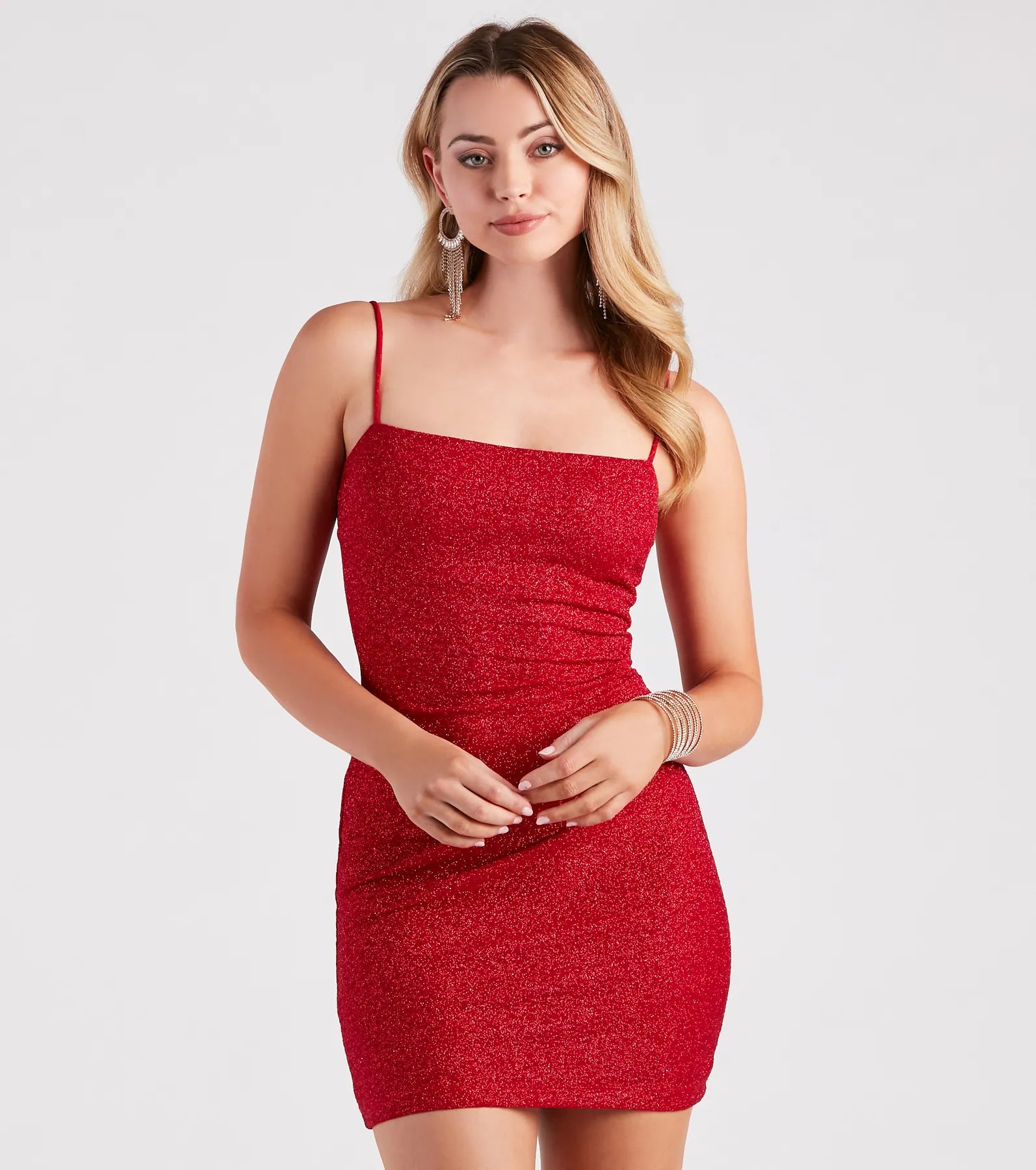 Key To Sparkle Glitter Mini Dress - Image 9