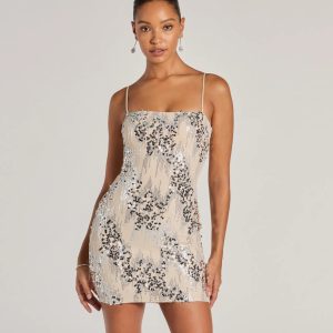 Sparkly Desire Bodycon Sequin Mini Dress