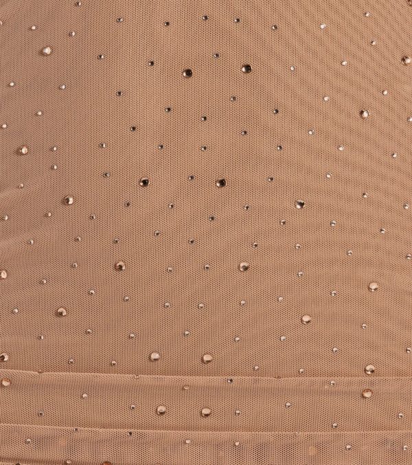 All Eyes On Me Rhinestone Mesh Mini Dress - Image 4
