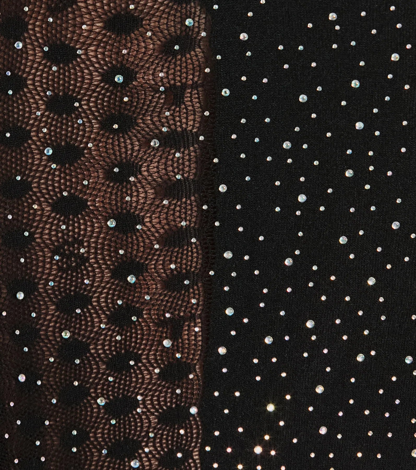 Sultry Glitz Rhinestone Mesh Bodycon Mini Dress - Image 4
