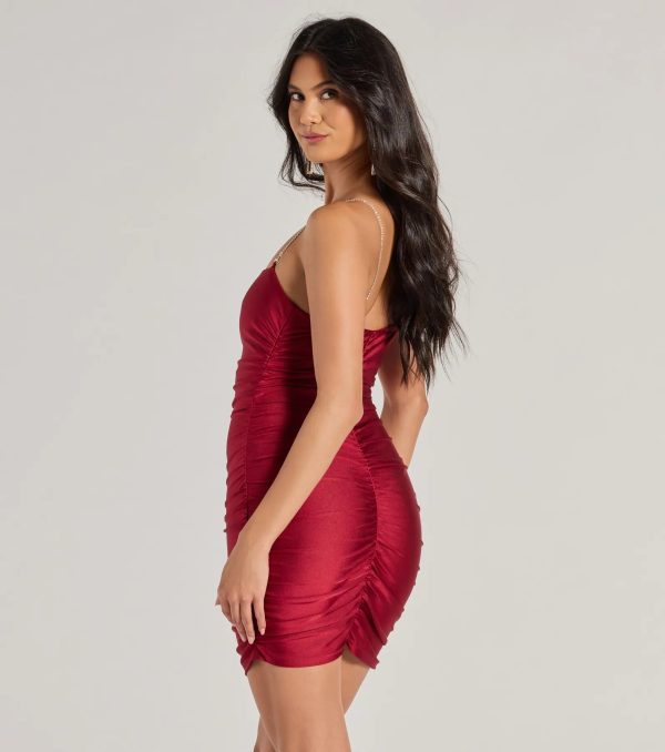 Stunning Sophistication Rhinestone Mini Dress - Image 14
