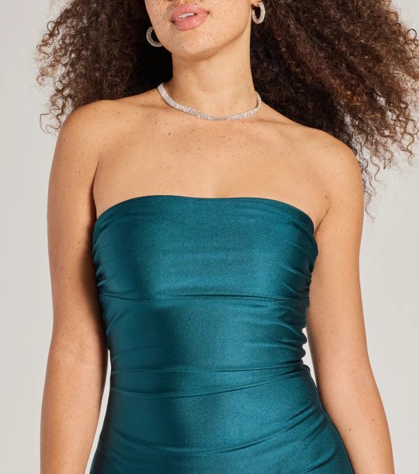So Your Vibe Strapless A-line Mini Dress - Image 39