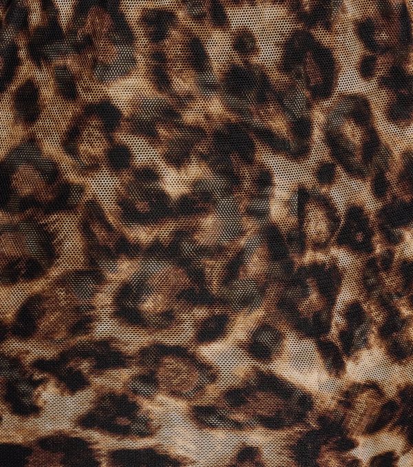 Sassy Allure Leopard Print Halter Mini Dress - Image 4