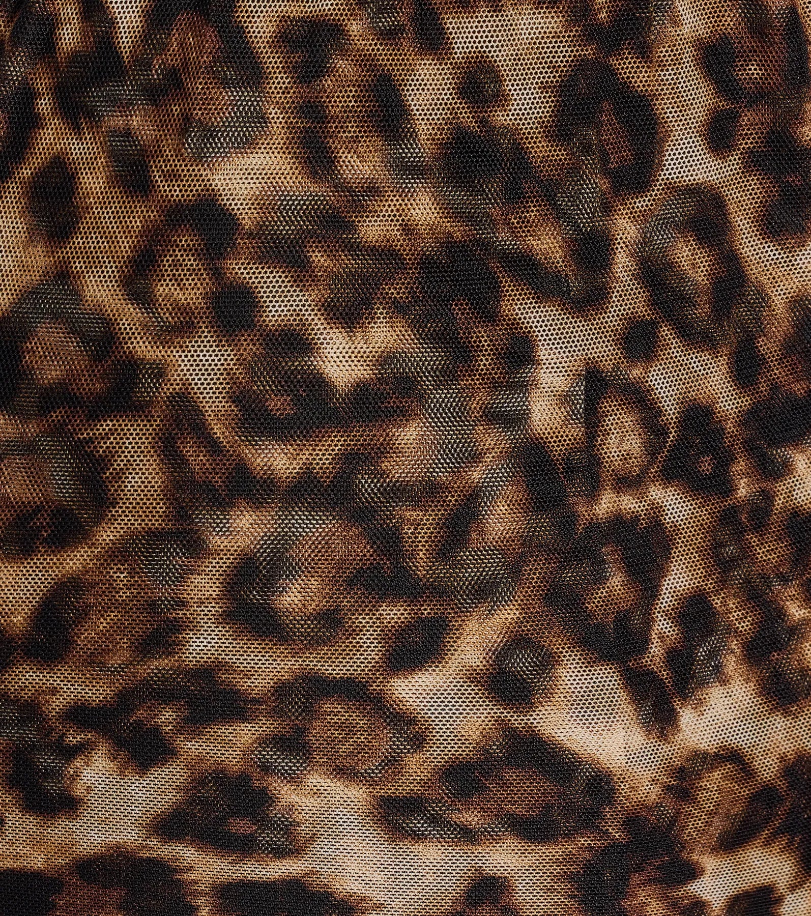 Sassy Allure Leopard Print Halter Mini Dress - Image 4