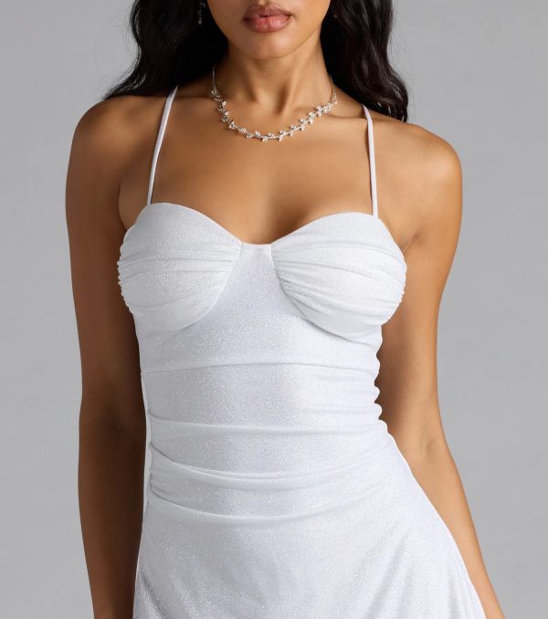 Statement Maker Glitter Mini Dress - Image 3