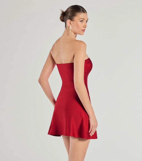 So Your Vibe Strapless A-line Mini Dress - Image 29