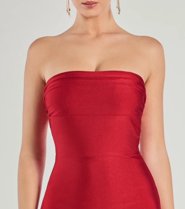 So Your Vibe Strapless A-line Mini Dress - Image 31