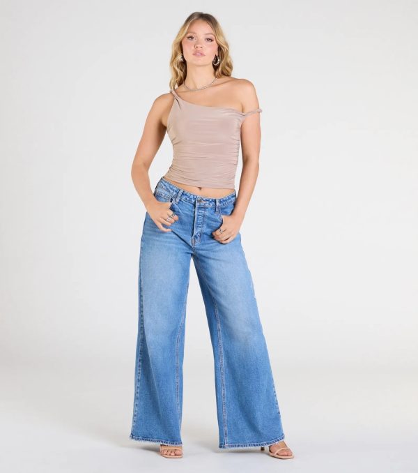 Iconic Chic One-Shoulder Crop Top - Image 7