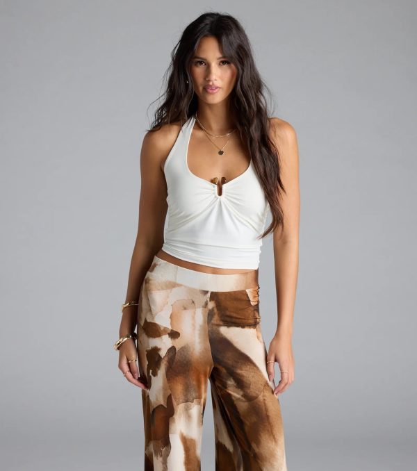 Feelin' The Heat Halter Crop Top - Image 4